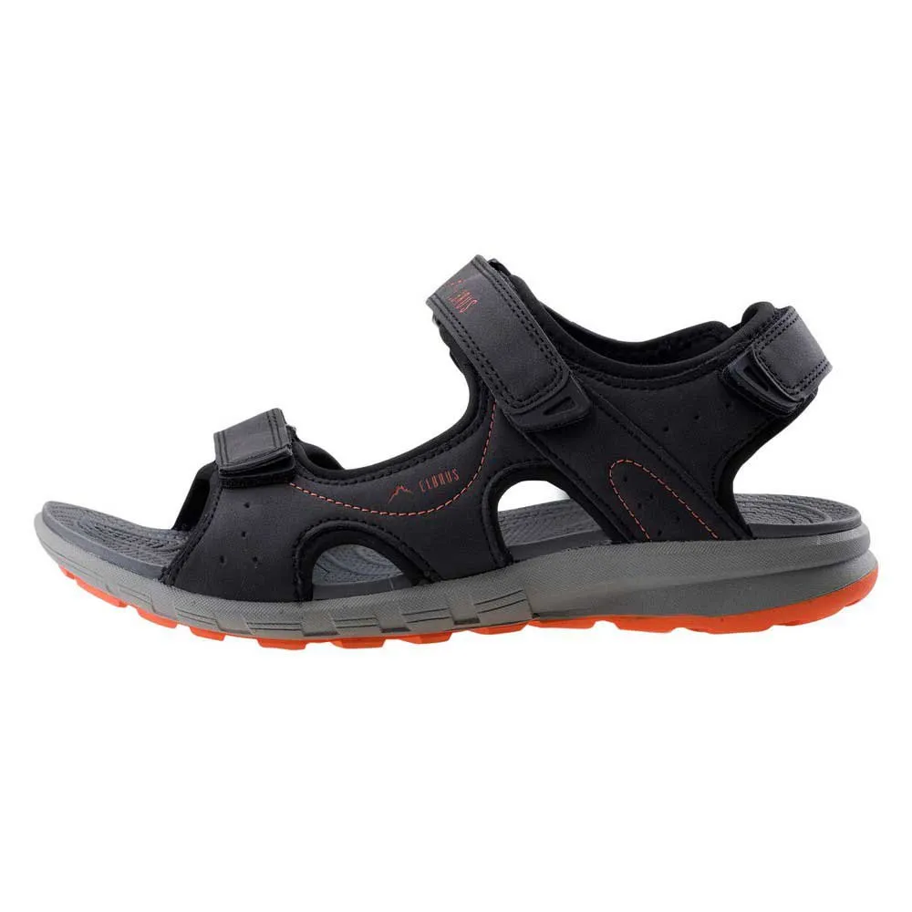 Elbrus Merios Sandaler, Black / flame