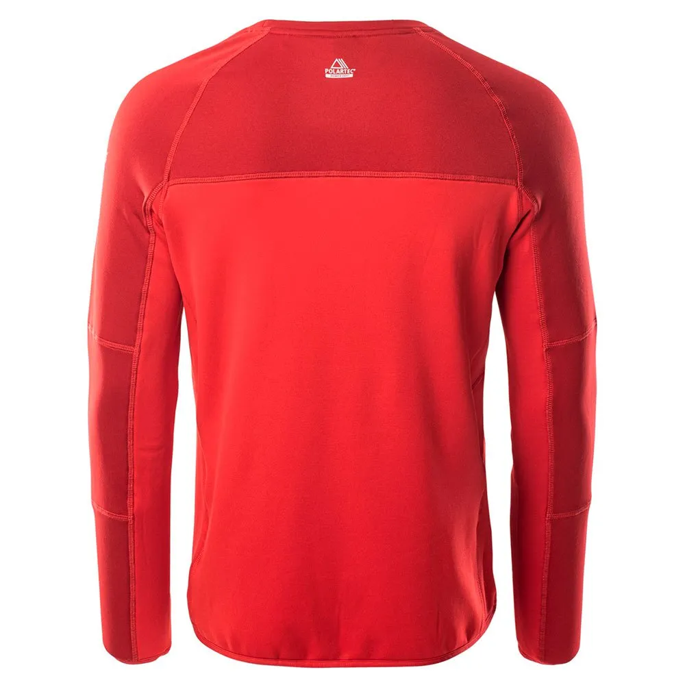 Elbrus Molic Polartec Langarmet T-skjorte, Flame scarlet / salsa Elbrus Molic Polartec Langarmet T-skjorte, Flame scarlet / salsa
