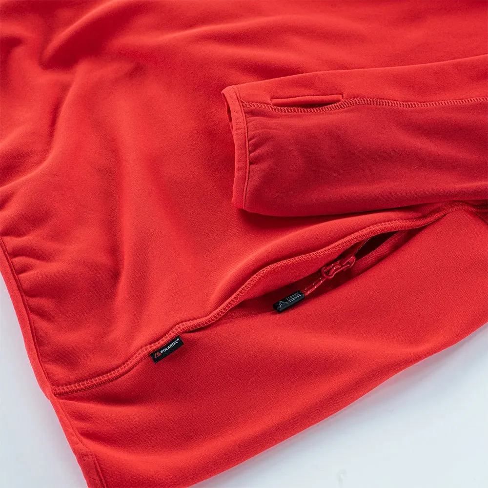 Elbrus Molic Polartec Langarmet T-skjorte, Flame scarlet / salsa Elbrus Molic Polartec Langarmet T-skjorte, Flame scarlet / salsa
