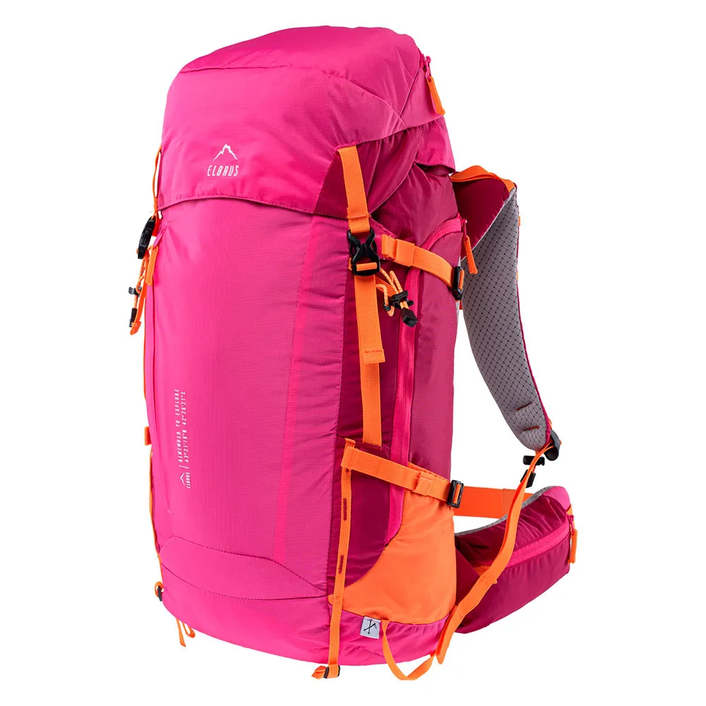 Elbrus Montana 45l Sekk, Pink peacock / granita / bright marigold