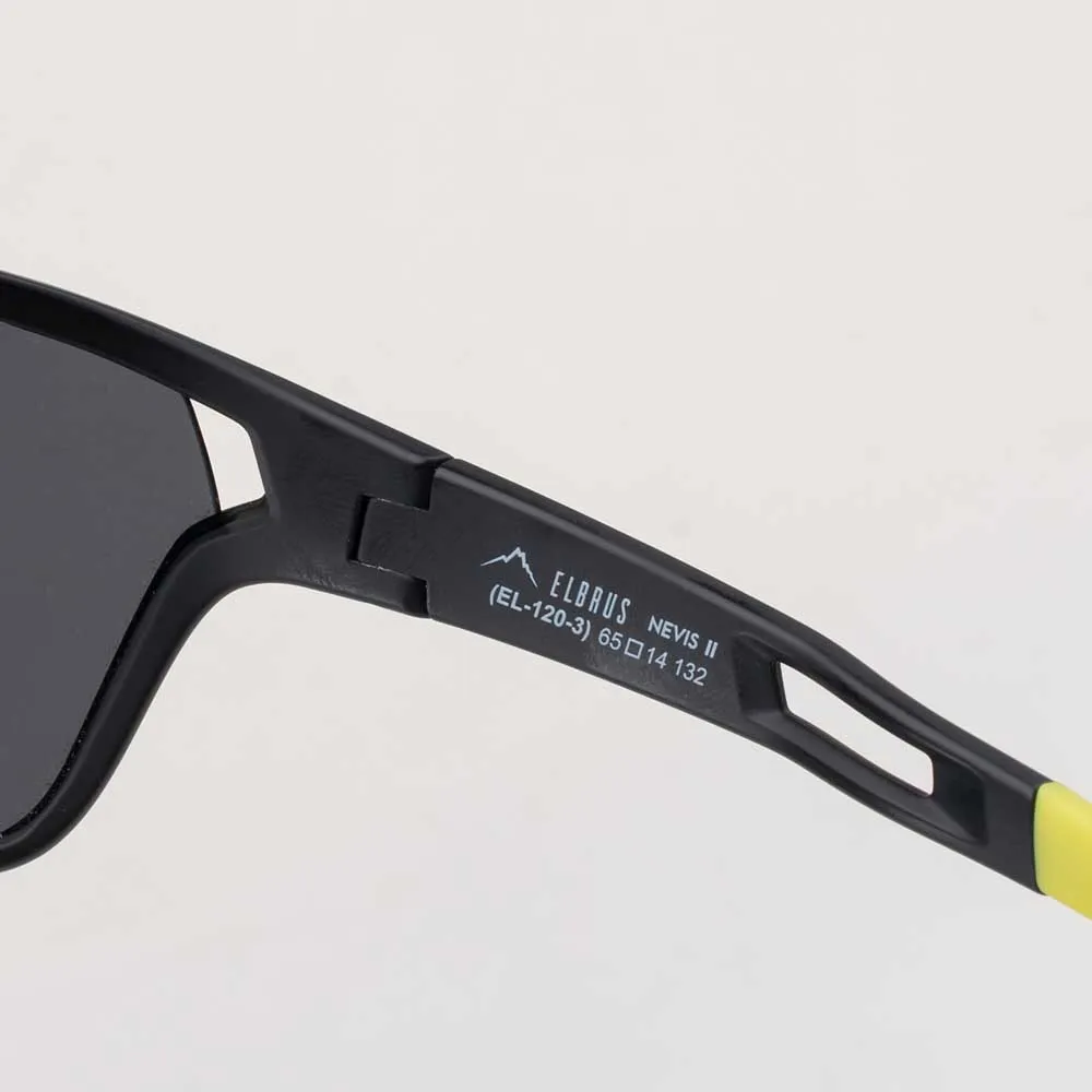 Elbrus Nevis Ii Polariserte Solbriller, Black / citronelle, One Size Elbrus Nevis Ii Polariserte Solbriller, Black / citronelle, One Size