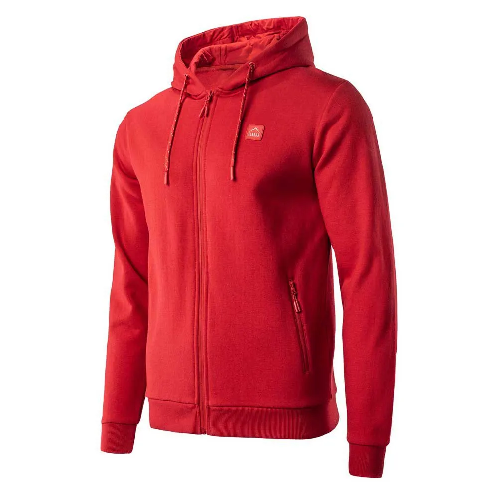 Elbrus Reinar Genser Med Hel Glidelås, Chinese red