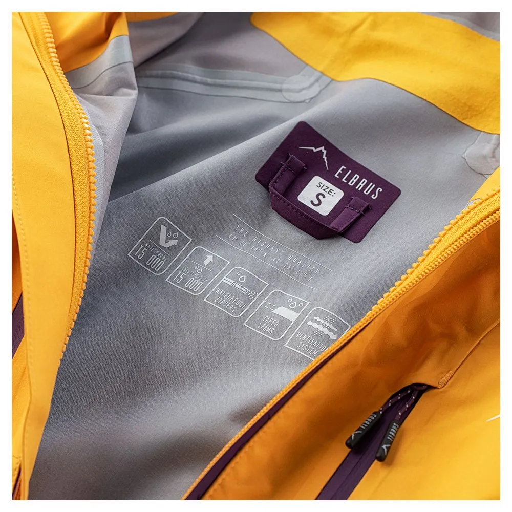 Elbrus Sorena Avtakbar Jakke, Cadmium yellow / plum purple Elbrus Sorena Avtakbar Jakke, Cadmium yellow / plum purple