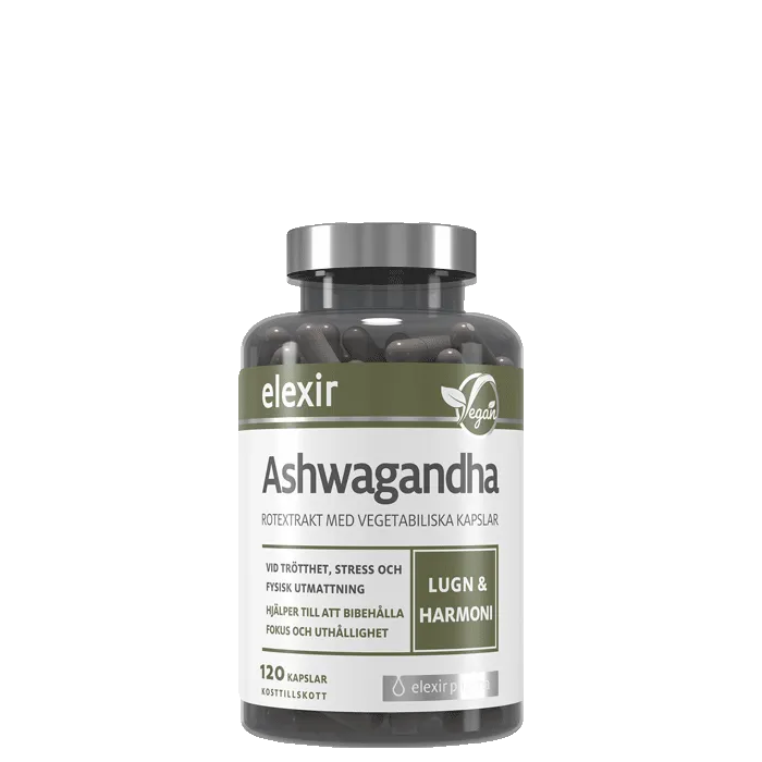 Elexir Pharma Ashwagandha 120 kapsler