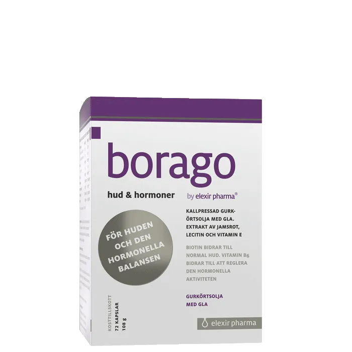 Elexir Pharma Borago Jamsrot 72 stk., 1065mg Elexir Pharma Borago Jamsrot 72 stk., 1065mg