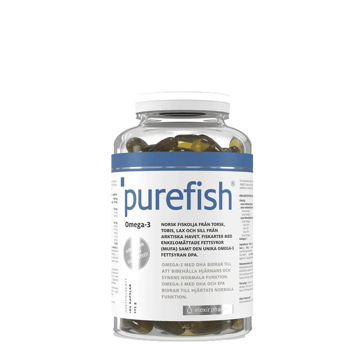 Elexir Pharma fish Omega-3 180 kapsler Elexir Pharma fish Omega-3 180 kapsler
