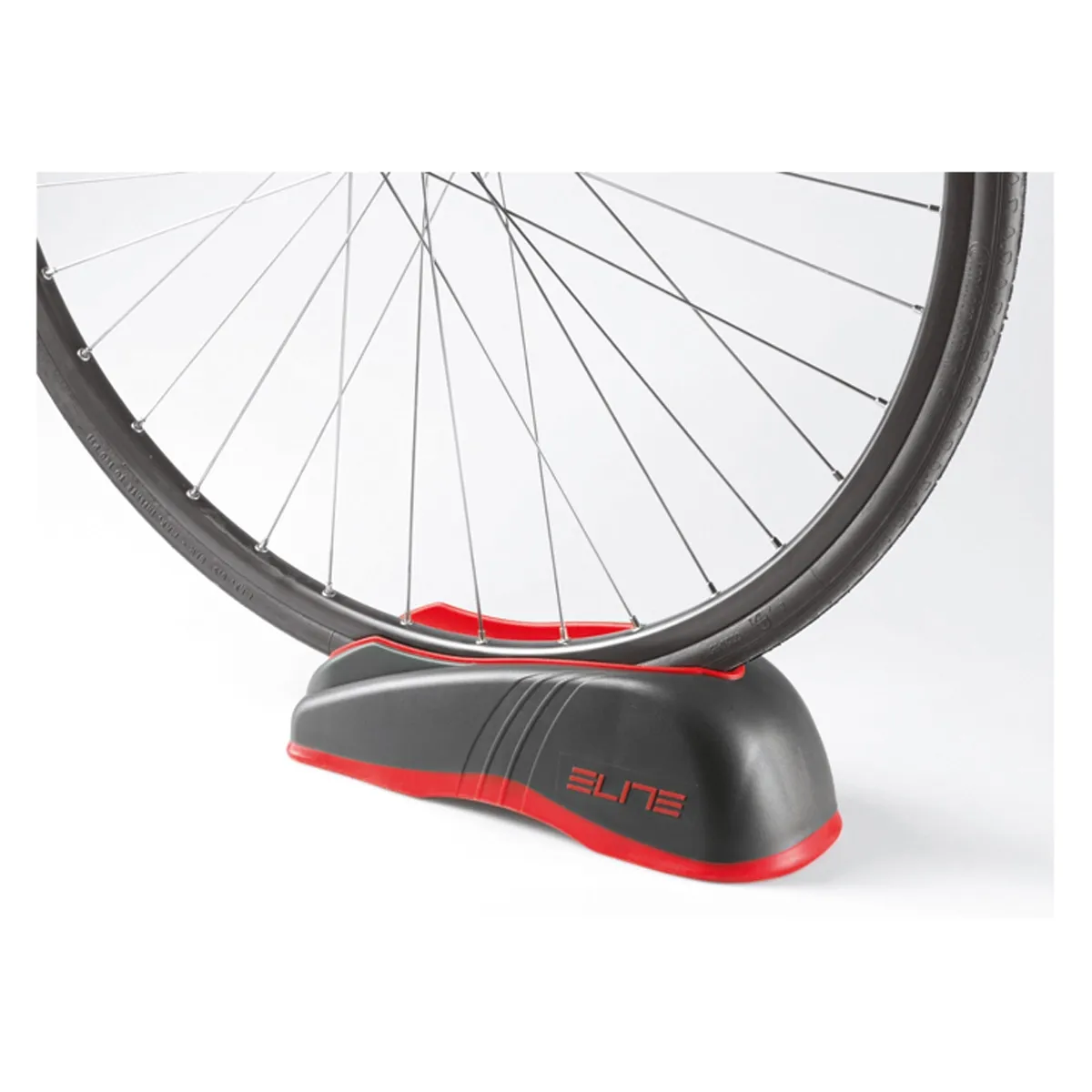 Elite Gel Travel Block Forhjulstøtte, Grey / red, One Size