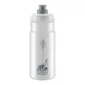 Elite Jet Green 550ml Klar Drikkeflaske, Grå/transparent