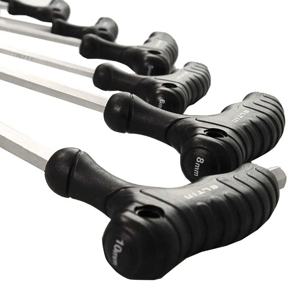 Eltin Allen Skiftenøkler Med Rundt Hode 8 Enheter, Black / silver, One Size Eltin Allen Skiftenøkler Med Rundt Hode 8 Enheter, Black / silver, One Size