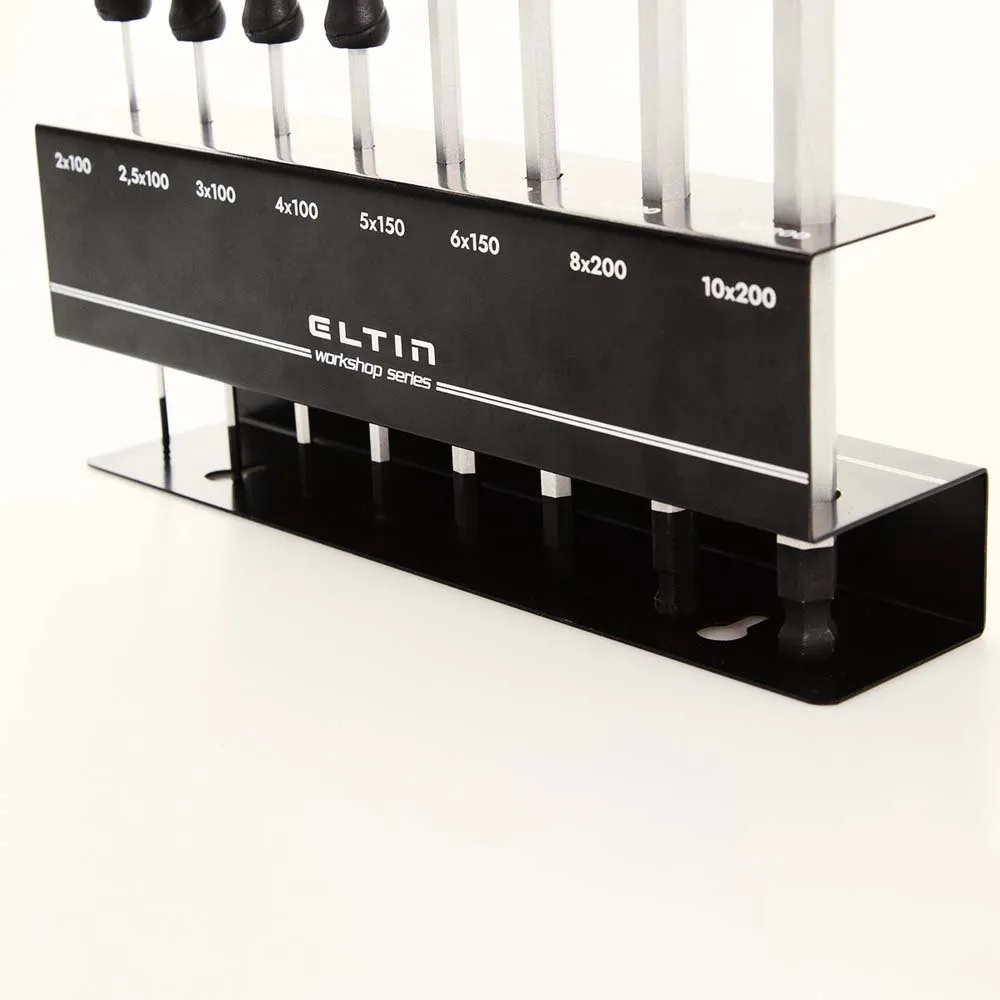 Eltin Allen Skiftenøkler Med Rundt Hode 8 Enheter, Black / silver, One Size Eltin Allen Skiftenøkler Med Rundt Hode 8 Enheter, Black / silver, One Size