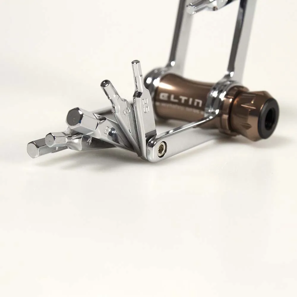 Eltin Bike 10 In 1 C02 Nozzle Multiverktøy, Silver, One Size Eltin Bike 10 In 1 C02 Nozzle Multiverktøy, Silver, One Size