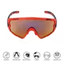 Eltin Full Oversize Solbriller, Black / red, Smoke/CAT3