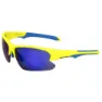 Eltin Puk Mirror Solbriller, Yellow / blue, Blue Mirror/CAT3