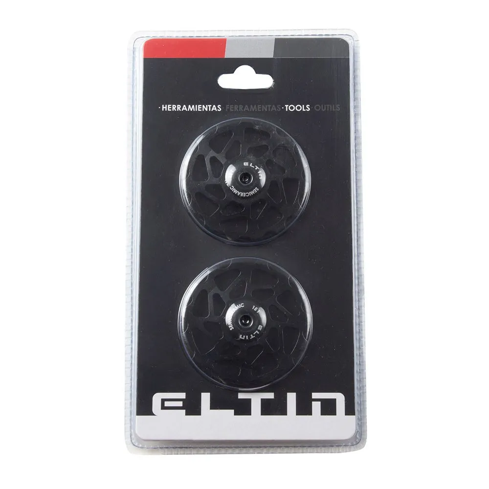 Eltin Semiceramic Trinsehjulsett For Sykkel, Black, 15t Eltin Semiceramic Trinsehjulsett For Sykkel, Black, 15t