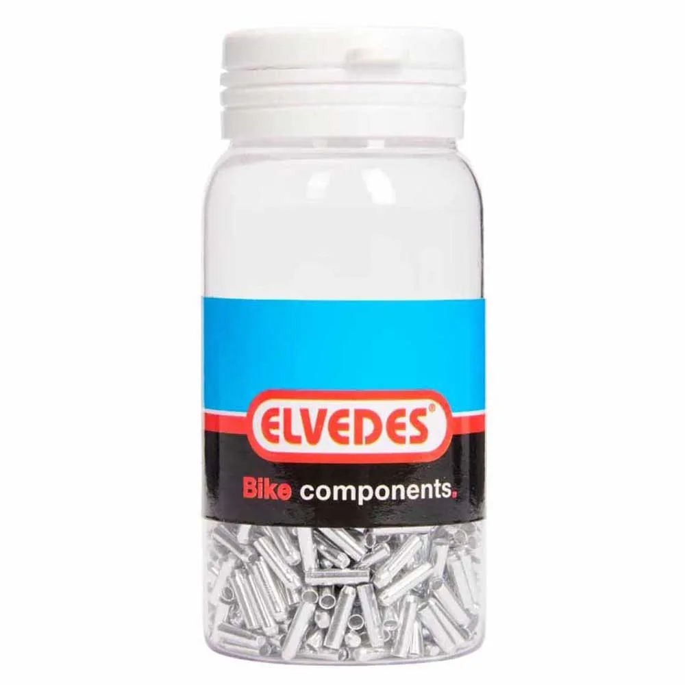 ELVEDES 1.6 Mm Kabelhylse 500 Enheter, Silver, One Size