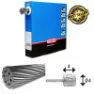 ELVEDES 1x19 Stainless 4x4 Girvaier 100 Enheter, Silver, 2250mm