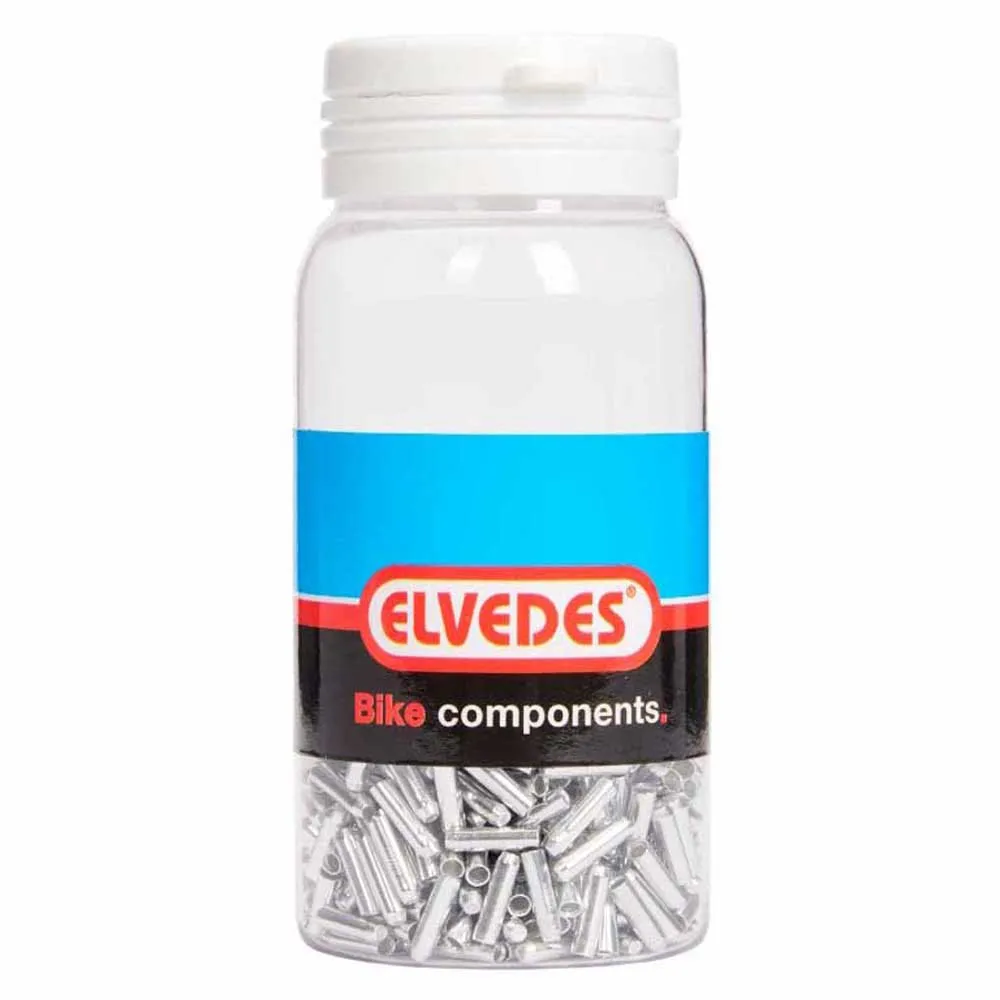 ELVEDES 2.3 Mm Kabelhylse 500 Enheter, Silver, One Size