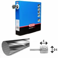 ELVEDES 7x7 Stainless 4x4 Girvaier 50 Enheter ELVEDES 7x7 Stainless 4x4 Girvaier 50 Enheter