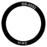 ELVEDES Alloy Kranklageravstandsstykke 6 Enheter, Black, 38 x 30 x 2mm