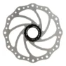 ELVEDES Bremseskive 180 mm. Centerlock, Silver, 180mm