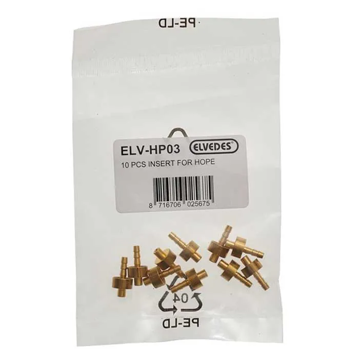 ELVEDES Hope Bremseslangenål 10 Enheter, Brass, One Size