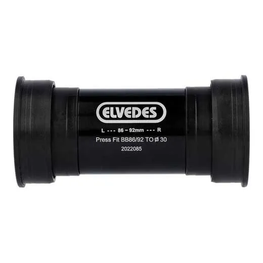 ELVEDES Press Fit Bb86/92 41mm Kranklagerkopper, Black, 30mm, 86-92mm