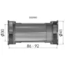 ELVEDES Press Fit Bb86/92 41mm Kranklagerkopper, Black, 30mm, 86-92mm