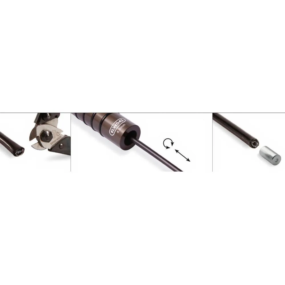 ELVEDES Punch Tool Cable Pricker For å Utvide Ermer 4.1/4.9 Mm, Grey, One Size