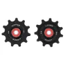 ELVEDES Shimano 12s Trinsehjulsett For Sykkel, Black / red, 11t