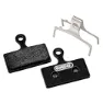 ELVEDES Shimano Br-m666/m785/m985/m988/r785/rs785 Metalliske Karbonfiberbremseklosser 10 Par, Black, One Size