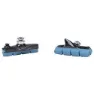 ELVEDES Shimano Carbon 55 Mm Komplette Felgbremseklosser, Black, One Size