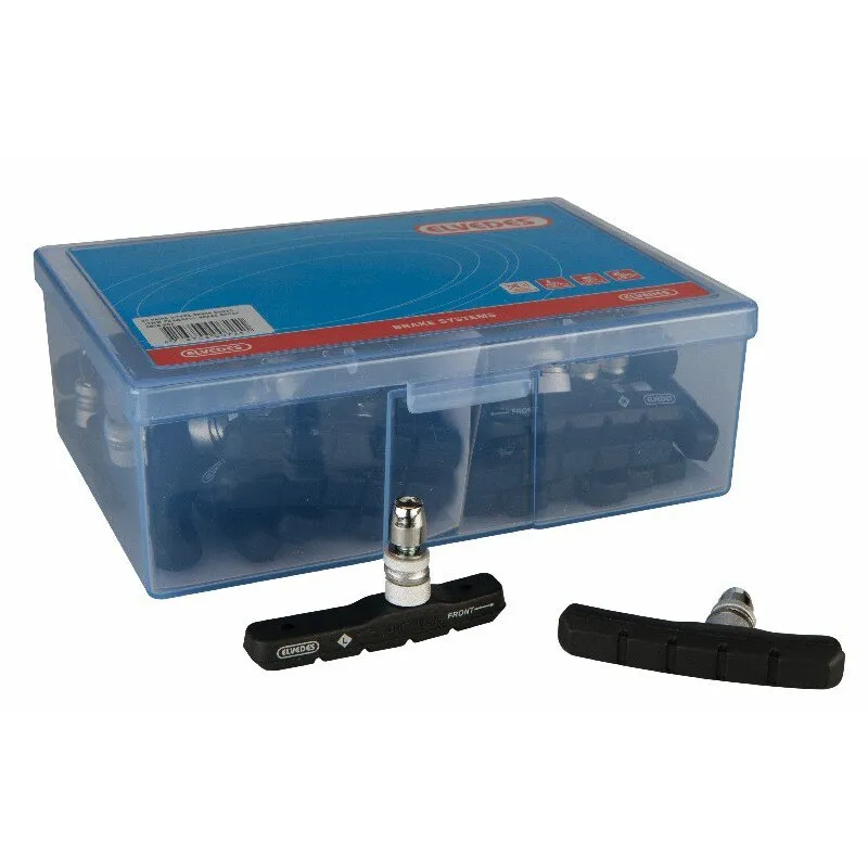 ELVEDES V-type 72 Mm Komplette Felgbremseklosser 25 Par, Black, One Size
