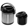 Emsa 509244 1.2l Termosflaske, Silver / black, One Size