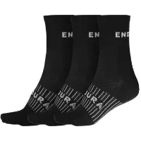 Endura Coolmax Stripete Sykkelsokker 3 stk. Endura Coolmax Stripete Sykkelsokker 3 stk.