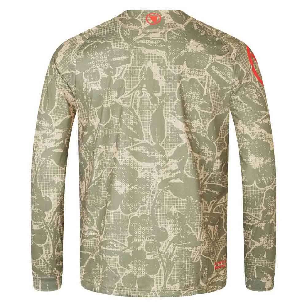 Endura Grid Floral Ltd Langarmet Enduro-sykkeltrøye Endura Grid Floral Ltd Langarmet Enduro-sykkeltrøye