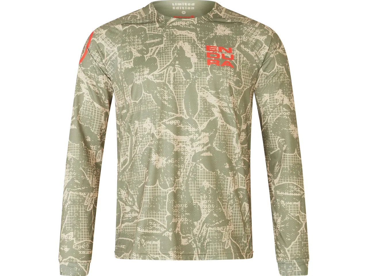 Endura Grid Floral Ltd Langarmet Enduro-sykkeltrøye