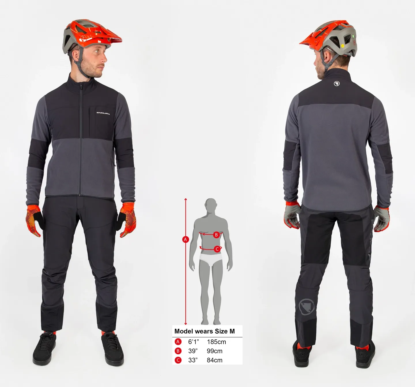 Endura Hummvee Full Zip Fleece Jakke Endura Hummvee Full Zip Fleece Jakke
