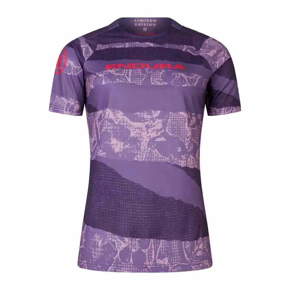 Endura Patchwork Ltd Kortskjortet Enduro-sykkeltrøye Endura Patchwork Ltd Kortskjortet Enduro-sykkeltrøye