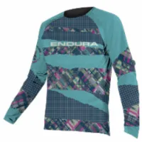Endura Patchwork Ltd Langarmet Enduro-sykkeltrøye