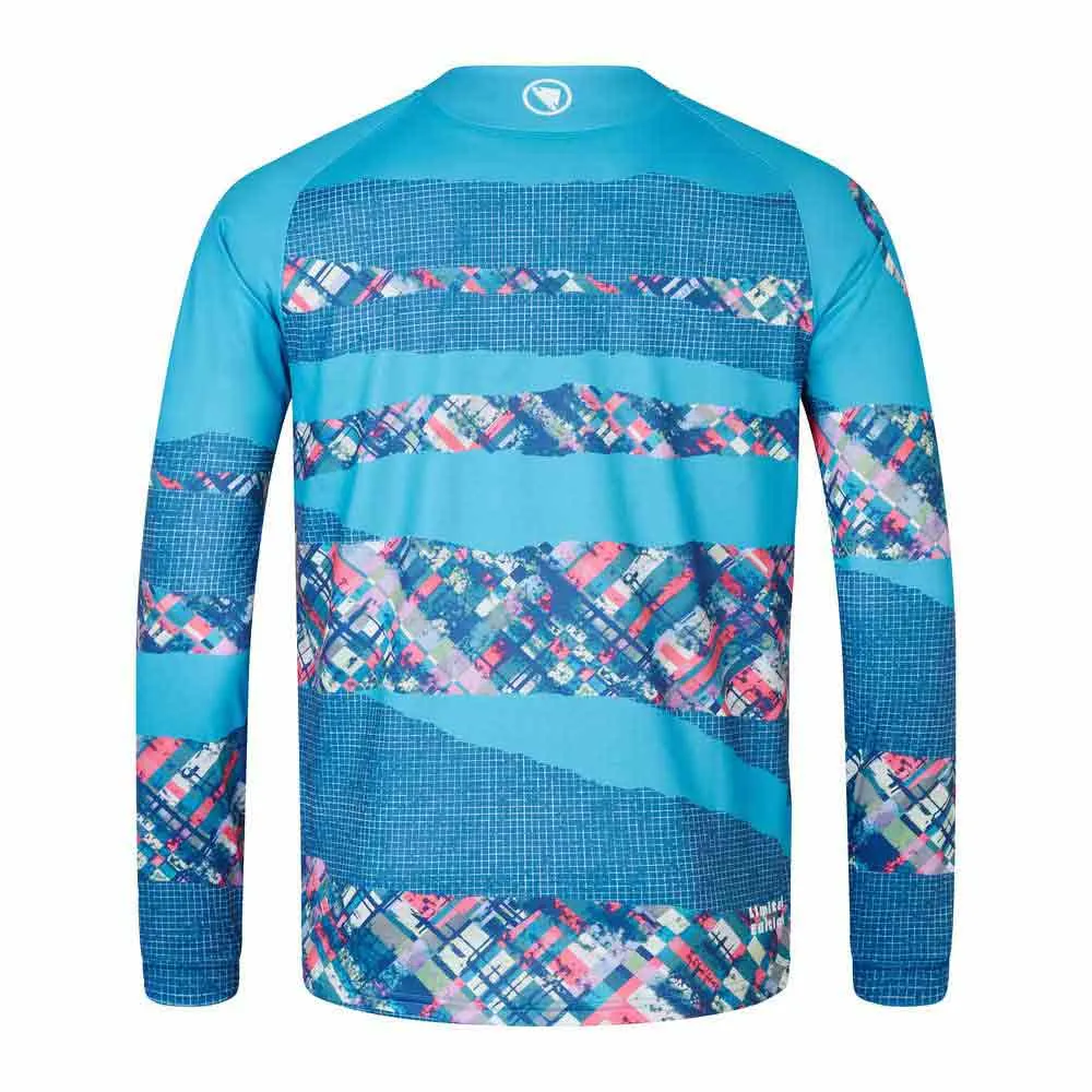 Endura Patchwork Ltd Langarmet Enduro-sykkeltrøye