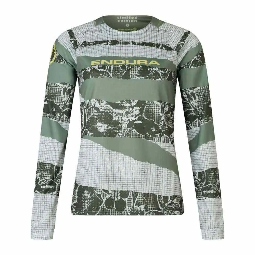 Endura Patchwork Ltd Langarmet Enduro-sykkeltrøye