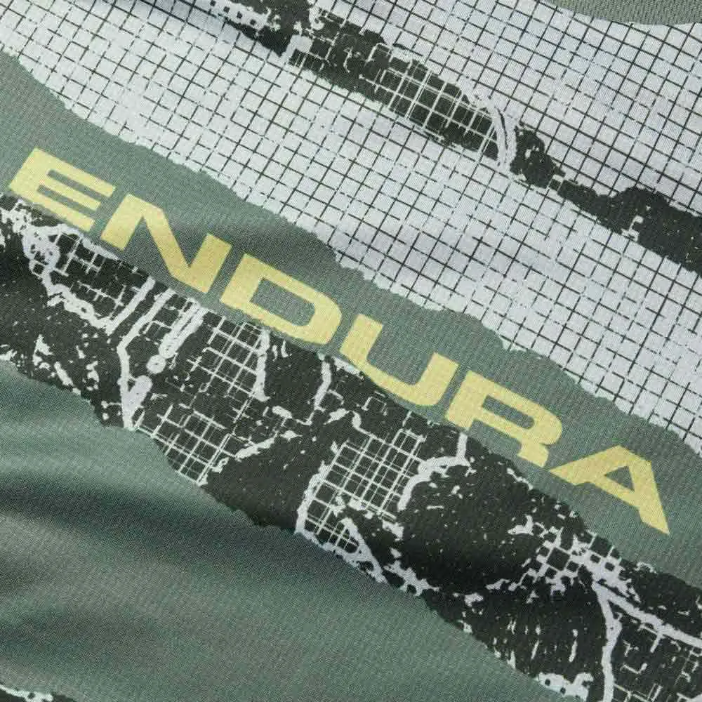 Endura Patchwork Ltd Langarmet Enduro-sykkeltrøye
