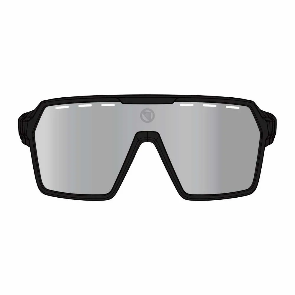 Endura Single Track Foto Kromatiske Solbriller, Matt black, Grey Photochromic Endura Single Track Foto Kromatiske Solbriller, Matt black, Grey Photochromic
