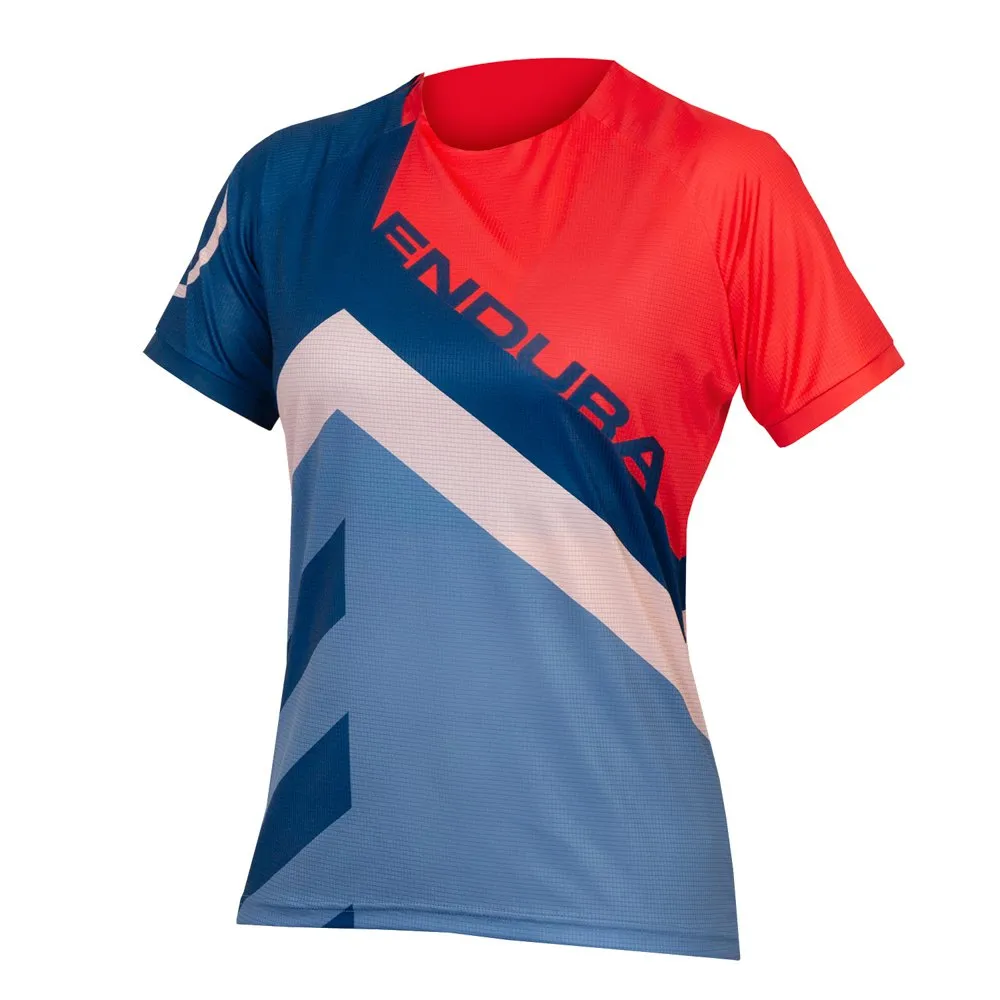 Endura Singletrack Print Ltd Kortskjortet Enduro-sykkeltrøye Endura Singletrack Print Ltd Kortskjortet Enduro-sykkeltrøye