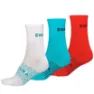 Endura Womens Coolmax Race Sykkelstrømper 3-pakning Pacific