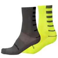 Endura Women's Coolmax® Stripe Socks (2 par) Endura Women's Coolmax® Stripe Socks (2 par)