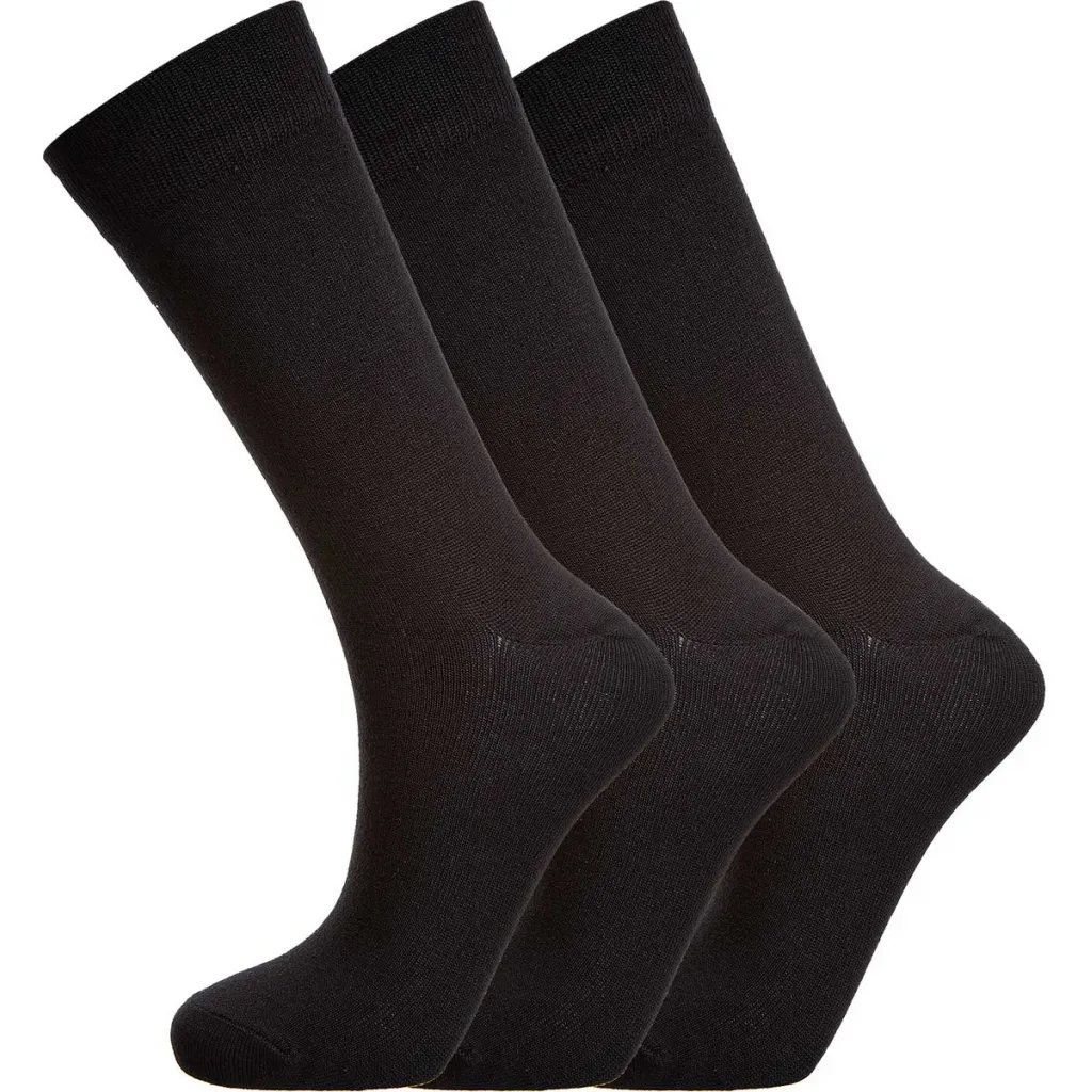 Endurance Classic Bambus Sokker 3-pk, Svart