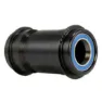 Enduro Bearings Bk-6009 Abec-3 Press In Delrin Cup Pf30 Shimano 24 Mm Kranklager, Black, 68/73mm