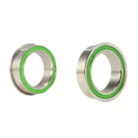 Enduro Bearings Bkc-7021 Press-in Ceramic-hybrid Xd-15 Flanged Double Row Kranklager
