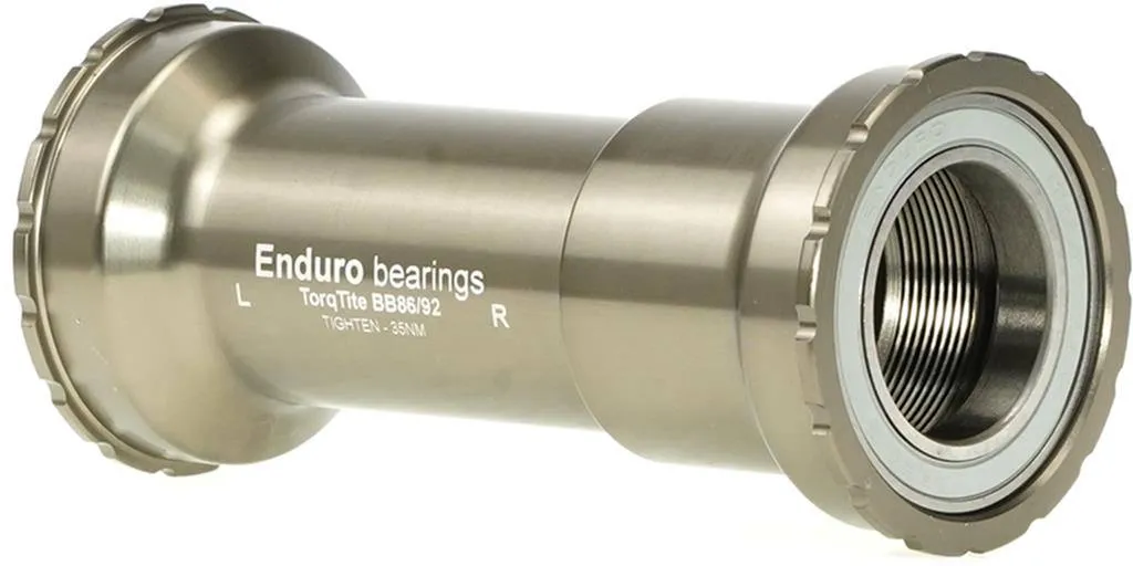 Enduro Bearings Enduro TorqTite BB86/92 Kranklager SS Ø41x86.5/89.5/92, 24mm, Rustfritt stål, Graphite, One Size Enduro Bearings Enduro TorqTite BB86/92 Kranklager SS Ø41x86.5/89.5/92, 24mm, Rustfritt stål, Graphite, One Size